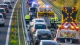 Accident sur l'A7 à Albon : cinq voitures impliquées, 20 km de bouchons tôt ce samedi
