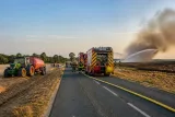 Angers : un hectare de friches brûlé entre Thouarcé et Martigné-Briand