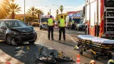 Basse-Terre : une cycliste grièvement blessée après une collision sur l'avenue Henri-Sidanbarum