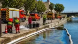 Beaucaire : fuite d’hydrocarbures signalée quai de la Paix, les secours en action
