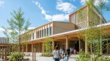 Cergy inaugure Les Lucioles, premier groupe scolaire biosourcé du quartier Marjoberts