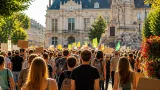Environ 250 personnes rassemblées à Vienne pour la « Manif pour le Climat »