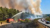 Feu de forêt à Jazeneuil : l'incendie a mobilisé de nombreux pompiers et menacé l'A10