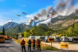 Feu en montagne au-dessus de Die : 3 500 ha brûlés et nouvelles évacuations préventives