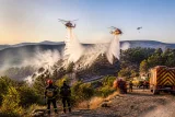 Incendie à Roure : reprise sur trois hectares, plus de 40 largages pour contenir le feu