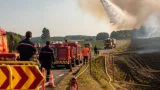 Incendie près de Cahors : une centaine de pompiers mobilisés, 8 ha détruits