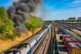 Incendie près de la LGV à Marcoussis : circulation des TGV interrompue puis rallentissements importants