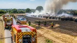 Incendies dans des champs : 20 000 m² ravagés à La Baussaine, intervention massive des pompiers