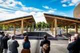 Limoges : deux ombrières photovoltaïques inaugurées au vélodrome Raymond Poulidor