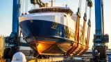 Lorient : le nouveau élévateur à bateaux permet de sortir un ferry de plus de 650 tonnes