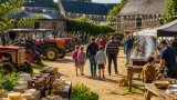 Marché du 15 août à la ferme du Pont-Esnault : produits du terroir, animations et restauration