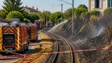 Montauban : un feu de broussailles stoppe le trafic SNCF et détruit 8 000 m²