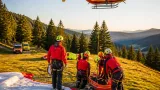 Parapente : hélitreuillé après une mauvaise réception au Rouge Gazon