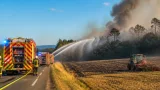 Plusieurs feux de récolte mobilisent les pompiers dans les Ardennes ce samedi