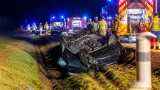 Quatre jeunes blessés après une sortie de route et des tonneaux à Souligné‑sous‑Ballon