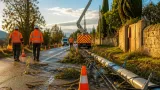 Rafales dans le Nord du Gard : 1 200 foyers privés d'électricité, Enedis et pompiers mobilisés