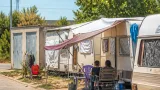 Sur l'aire entre Chevigny et Quetigny, la chaleur rend la vie dans les caravanes presque insupportable