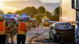 Un automobiliste grièvement blessé, héliporté après une collision entre voiture et poids lourd à Goussainville