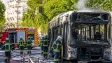 Un bus municipal prend feu sur le boulevard Talabot à Nîmes, pas de blessé