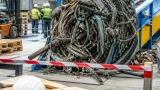 Un enchevêtrement de 1,5 tonne de déchets mobilise le centre de tri de Bourgneuf-en-Mauges