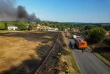 Un incendie repart à Parthenay : 160 hectares déjà partis et les secours de nouveau mobilisés