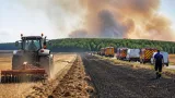 Une centaine d'hectares partis en fumée à Saint‑Maixme‑Hauterive, les champs toujours sous tension