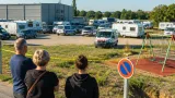 Une vingtaine de caravanes s'installent à Buchères, la métropole saisie