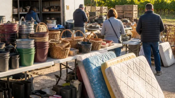 À Tours-sur-Marne, Emmaüs lance sa vente solidaire d’équipements pour les vendanges