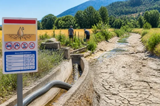 Alerte sécheresse : le Colostre en restriction, neuf communes soumises à des limitations d'eau