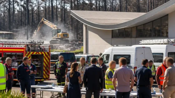 Après le mégafeu en Gironde, Lecornu arrive pour lancer une reconstruction encadrée par l'État