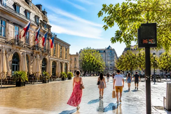 Bourg-en-Bresse : canicule temporaire attendue mercredi, jusqu'à 36 °C