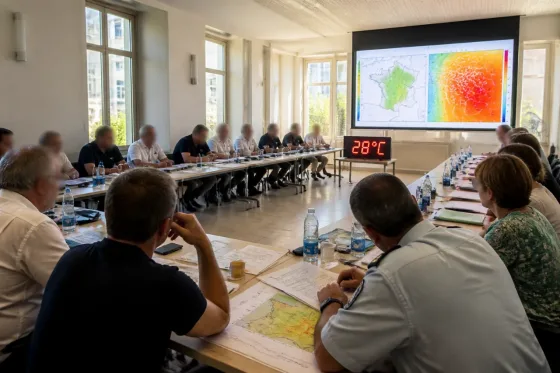 Canicule dans le Morbihan : la préfecture tient une cellule de crise sous vigilance rouge