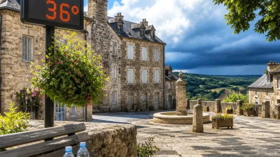 Canicule et orages : l’Aveyron placé en double vigilance, conseils et prévisions