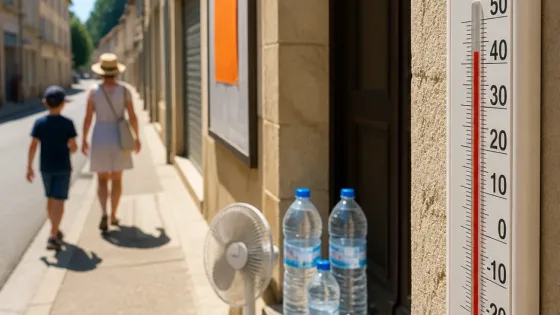 Canicule : la Nièvre maintenue en vigilance orange, localement jusqu’à 40 °C