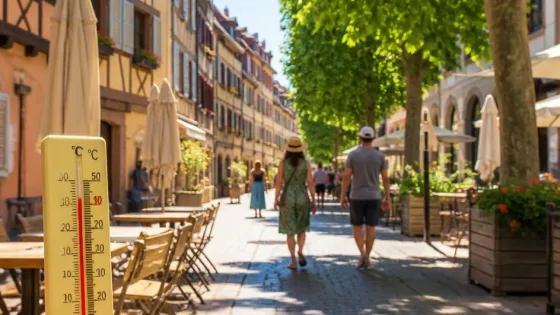 Colmar : alerte chaleur attendue samedi 15 août, jusqu’à 38 °C attendus