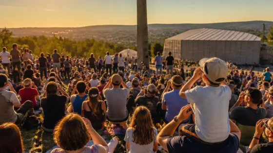 Des Ardennais réunis sous le ciel pour l’éclipse partielle du 12 août