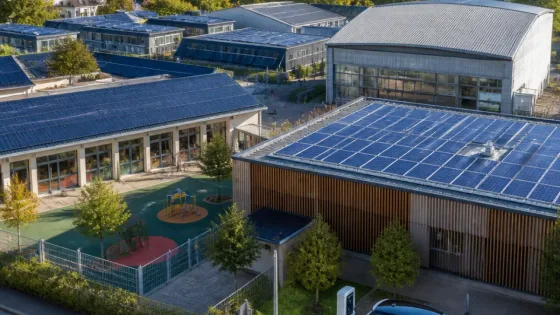 Évry-Courcouronnes accélère : sept sites municipaux équipés de panneaux solaires