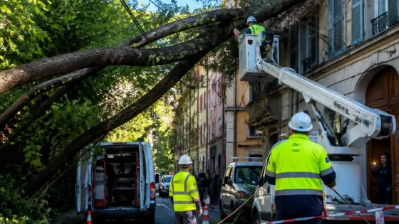Grasse : près de 300 foyers privés d’électricité après la chute d’un arbre