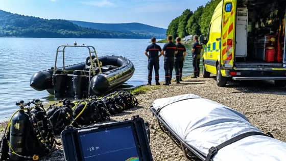 Le corps du nageur disparu au lac de Clairvaux retrouvé après six jours de recherches