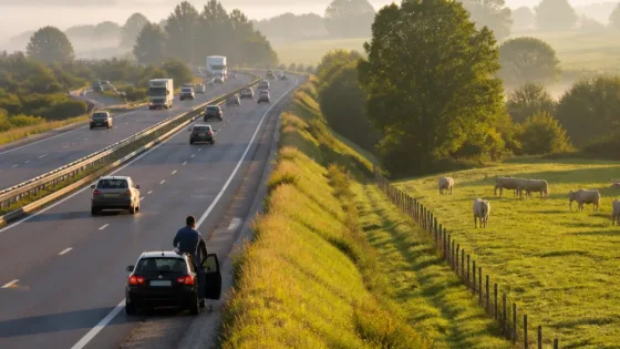 Mâcon : sur l’A6, l’odeur de bœuf charollais attire des conducteurs