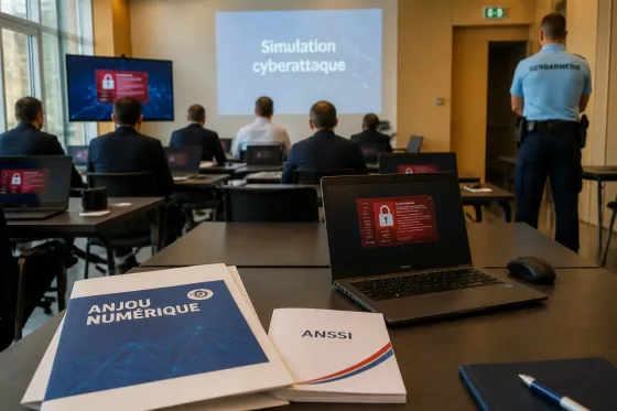 Maine-et-Loire : élus et directeurs municipaux formés à la gestion d’une cyberattaque