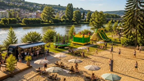 Mende Plage rouvre : jusqu'au 29 août, plage, animations et restauration au parc de Wunsiedel