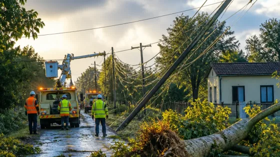 Orages : près de 7 000 foyers privés d’électricité, le nord de la Gironde le plus touché