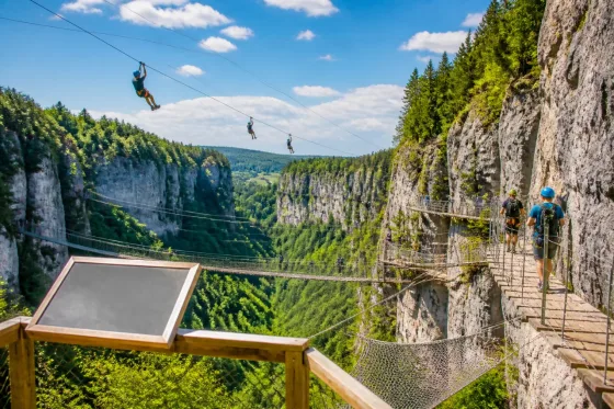 Rousses : la via ferrata du Tapoul rouvre avec un parcours modulable et six tyroliennes