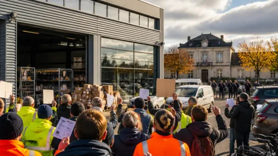 Saint‑Yrieix‑la‑Perche : l’annonce de la fermeture du centre de tri suscite colère et inquiétude