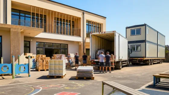 Samatan : l’école Yves‑Chaze quitte les préfabriqués, les nouveaux locaux prêts pour la rentrée