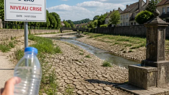 Sécheresse dans l'Yonne : la préfecture place le Serein en « crise », nouvelles restrictions dès le 14 juillet