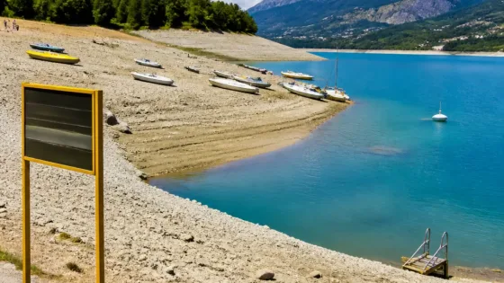 Sécheresse : le bassin de Serre-Ponçon placé en vigilance, appel à la sobriété