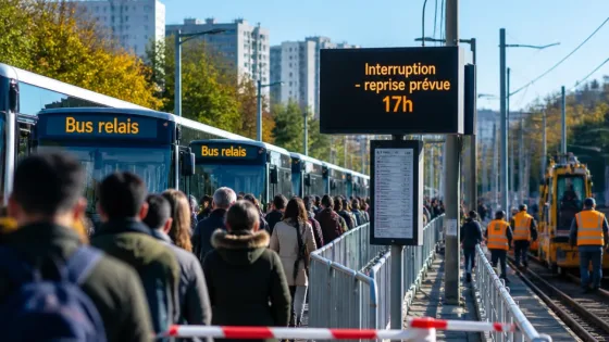 Vénissieux : perturbations persistantes sur la ligne D du métro, bus relais mis en place
