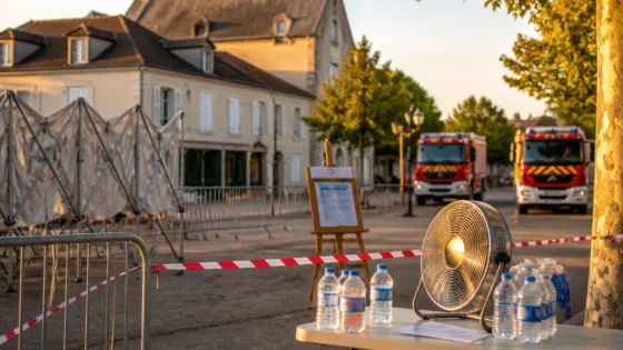 Vigilance rouge canicule en Essonne : bals des pompiers annulés, restrictions et conseils